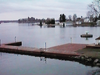 Canada is in the distance